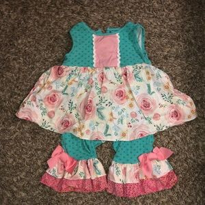 Ricrac ruffle romper